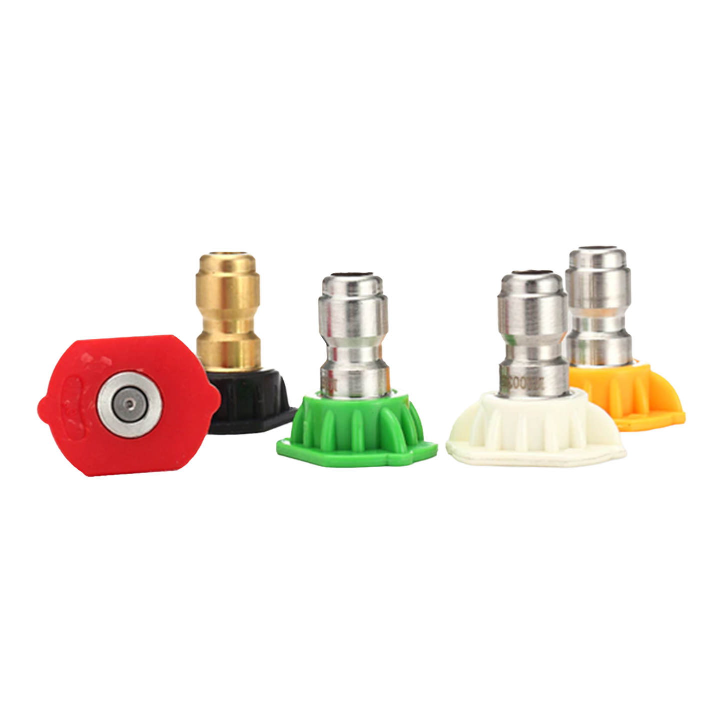 Pressure Washer Gun Nozzle Set, Quick Release 1/4in (5 Pieces)
