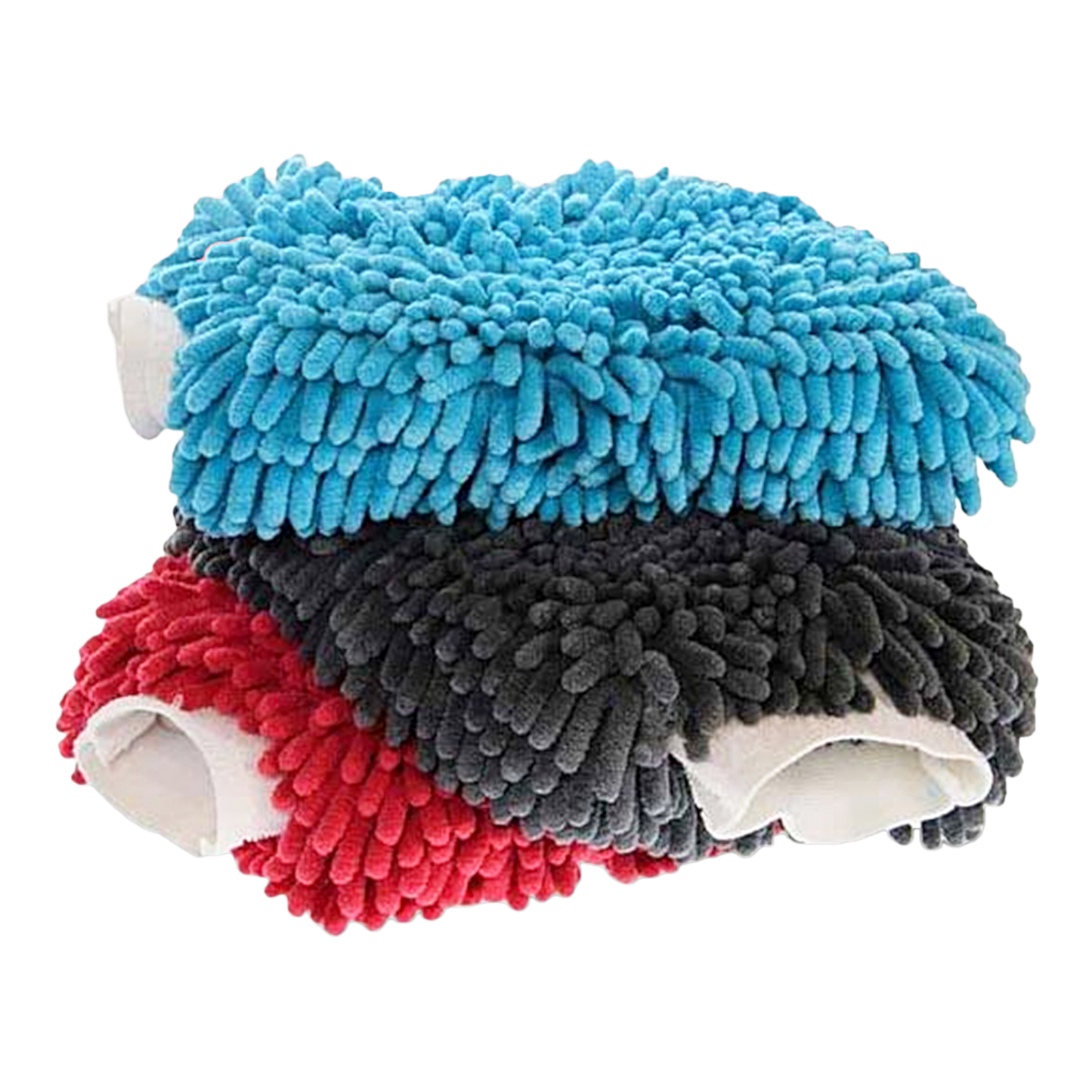 Microfibre Noodle Wash Mitt Double Sided