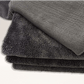 The Clay Cloth Company Vehicle Cleaning Grey/Red Microfibre Drying Towel 550GSM