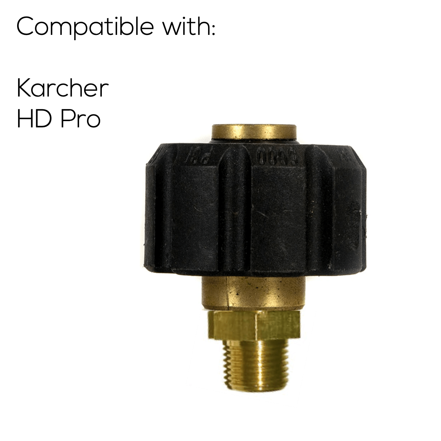 The Clay Cloth Company Vehicle Cleaning Karcher HD Pro Snow Foam Pressure Washer Adapter 1/4in